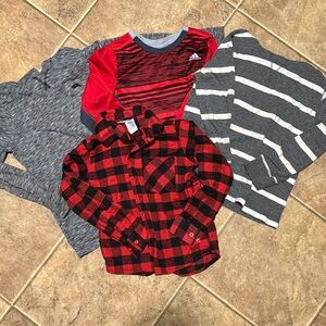 Boys size 6 long sleeve lot!